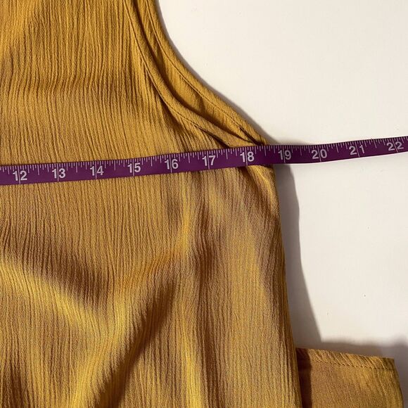 Forever 21 NWOT Mustard Yellow Tank Dress Size M - Picture 7 of 10